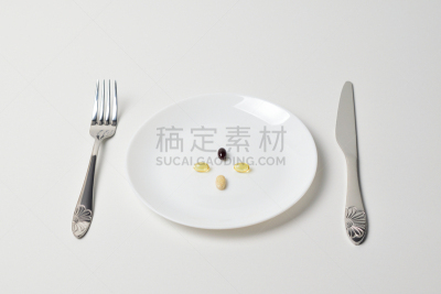 药丸,盘子,酸,医疗用品,专心,健康保健,鱼肝油,药,多样,营养品