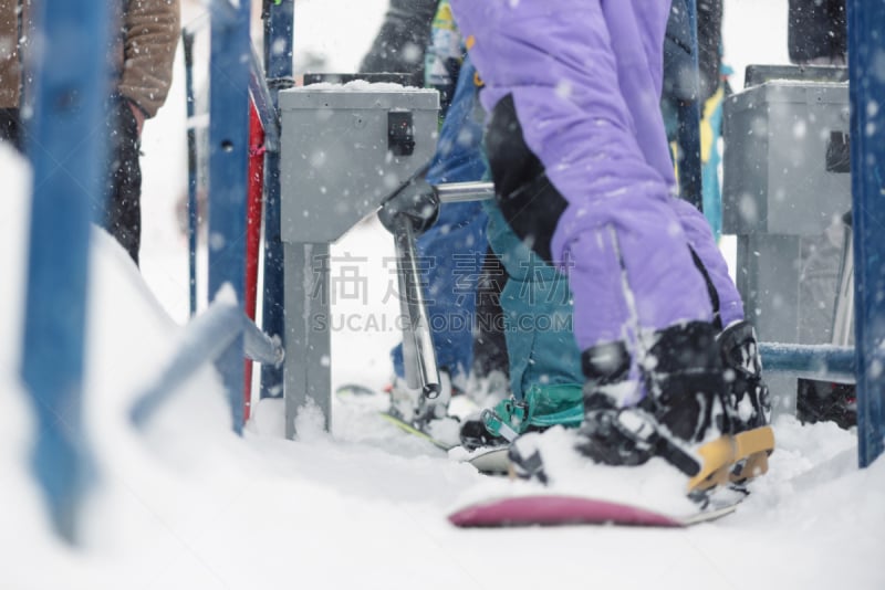 滑雪场,背景聚焦,雪板,运动,空中缆车,环境,雪,滑雪板,女人,暴风雨