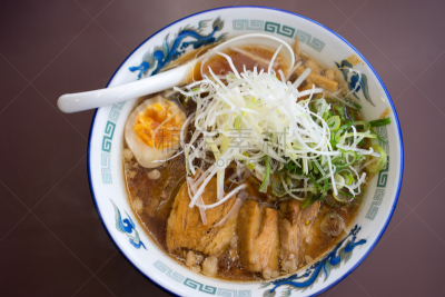 尾道,面条,广岛县,蔬菜,热,青葱刷,汤碗,日本食品,食品,成分