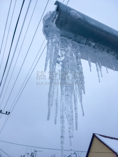 冰柱,排水沟,巨大的,人,沟,顺序,建造物,越过,显现