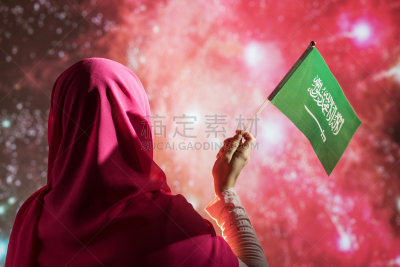 夜晚,放焰火,围巾,拿着,女人,国内著名景点,周年纪念,法定假日,自由,照明设备