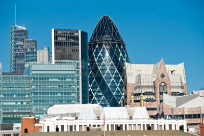英国,城市天际线,伦敦,盐渍食品,威利斯大厦,曙暮光,黄昏,现代,市政厅,圆顶建筑