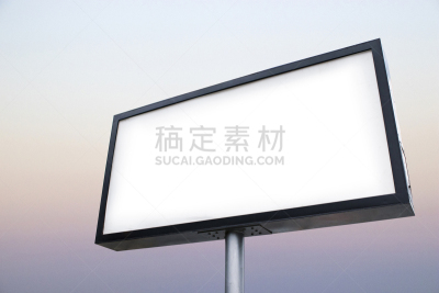 空的,模板,现代,背景,布告栏,城市,空白的,街道