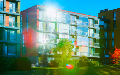 户外,建筑,公寓,外立面,房屋,居住区,日光,健身房,华贵,现代