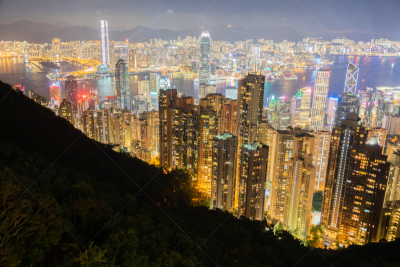 太平山,夜晚,摄像机拍摄角度,商务,戏剧表演,著名景点,东亚,公共建筑,九龙半岛,夏天