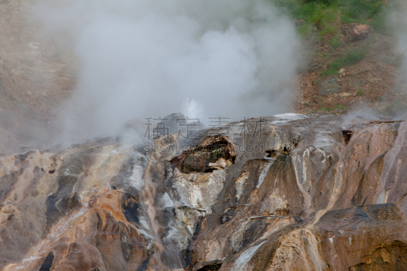 堪察加半岛,俄罗斯,特写,间歇泉谷,在上面,风景,传统,国内著名景点,热,环境