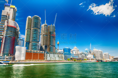 悉尼,建筑外部,十月,2015年,数字30,人,百万富翁,达伶港,夜晚,商务