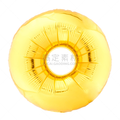 多纳圈,金色,洞,一个物体,背景分离,风,食品,玩具,色彩鲜艳,烘焙糕点