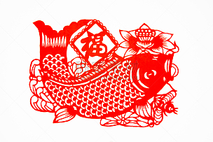 鲤鱼,运气,传统,春节,艺术,汉字,装饰