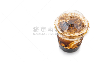 珍珠奶茶,红糖,白色背景,饮料,珍珠粉圆,商务,寒冷,球体,清新