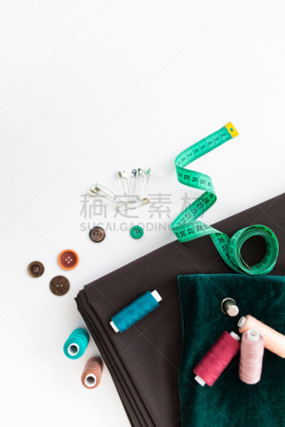 背景,裁缝,工具,白色背景,商务,测量工具,纺织品,排水沟,线,尺