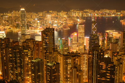 太平山,夜晚,摄像机拍摄角度,商务,戏剧表演,著名景点,东亚,公共建筑,九龙半岛,夏天