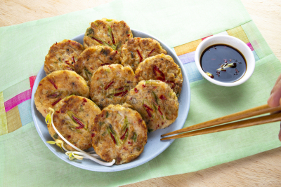 豆,薄烤饼,绿豆,韩国食物,传统,蔬菜,韩国泡菜,食品,餐具,辣椒