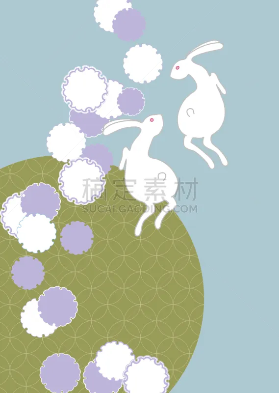 うさぎをデフォルメしてデザインし 和柄を使った背景と合わせ落ち着いた感じのカットにしました メインイメージとしても背景 イメージとしても使用いただけたら幸いです 图片素材下载 稿定素材