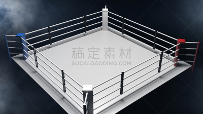三维图形,拳击台,空的,体育团队,绳子,运动,背景分离,拳击事件,世界拳击协会,体育场馆
