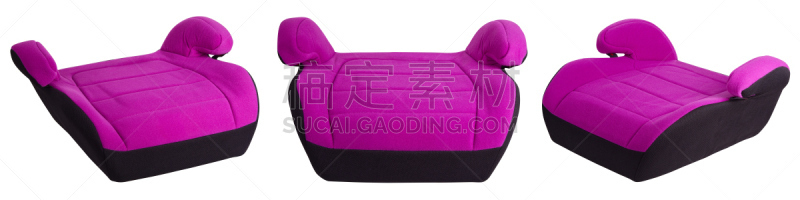 儿童,粉色,安全的,座位,儿童安全座椅,白色,火箭加速器,分离着色,车辆运输车,旅途
