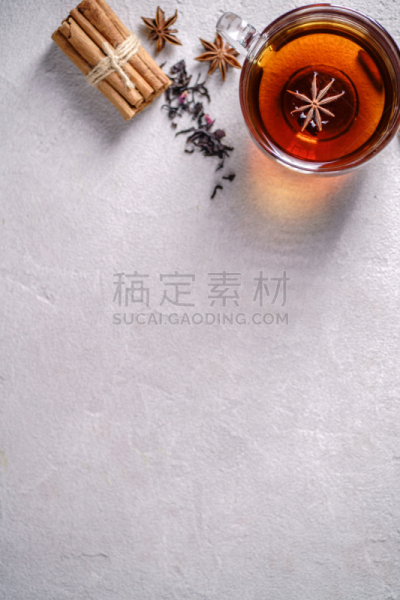 杯,香料,芳香的,玻璃,红茶,饮料,茶,传统,斯里兰卡,热