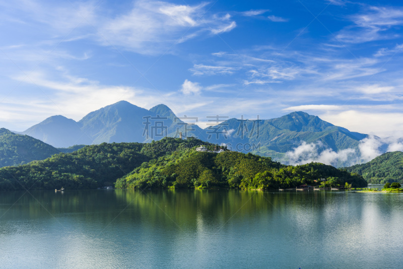 亚洲,风景,风,曙暮光,云,水库,湖,河流,户外,天空