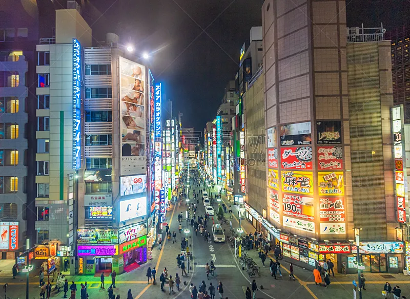 林荫路 日本人 旅行者 日本 新宿区 东京 生活方式 旅游目的地 商务 城市生活图片素材下载 稿定素材