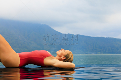 巴杜尔山,幸福,女人,火山,spa美容,温泉,旅途,热,家庭,华贵
