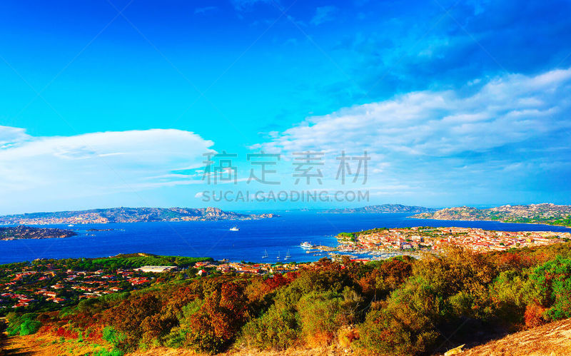 撒丁岛,地形,帕劳,旅途,华贵,热带气候,云,地中海,意大利萨丁岛,鲜绿色