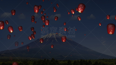 天空,夜晚,火,纸灯笼,背景聚焦,尼斯,风,灯笼,水平画幅,五月