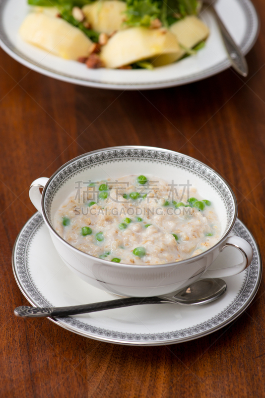 豌豆,古董,燕麦,低碳水化合物饮食,瓷器,英格兰,膳食,粥,奶油,碗