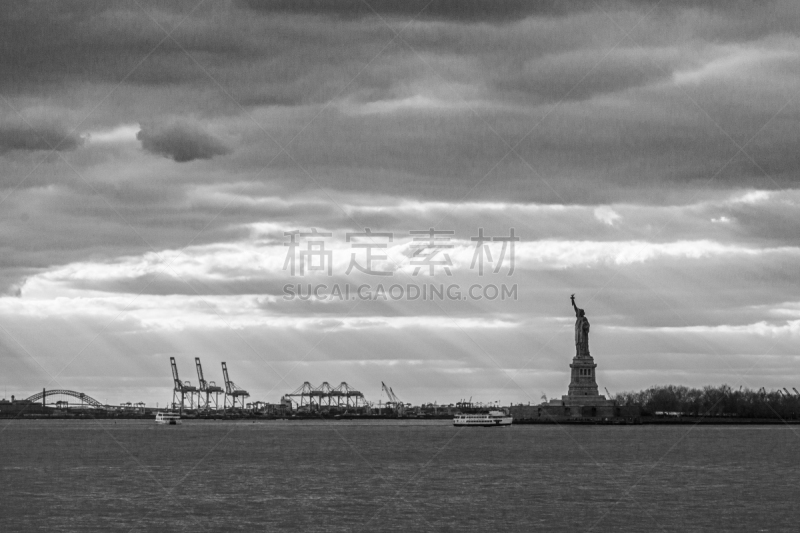 A view over the Hudson River, New York City, USA