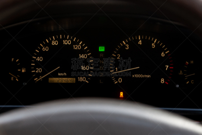 汽车,现代,设备用品,速度计,夜晚,状态,背景,白色,黑色背景,监视