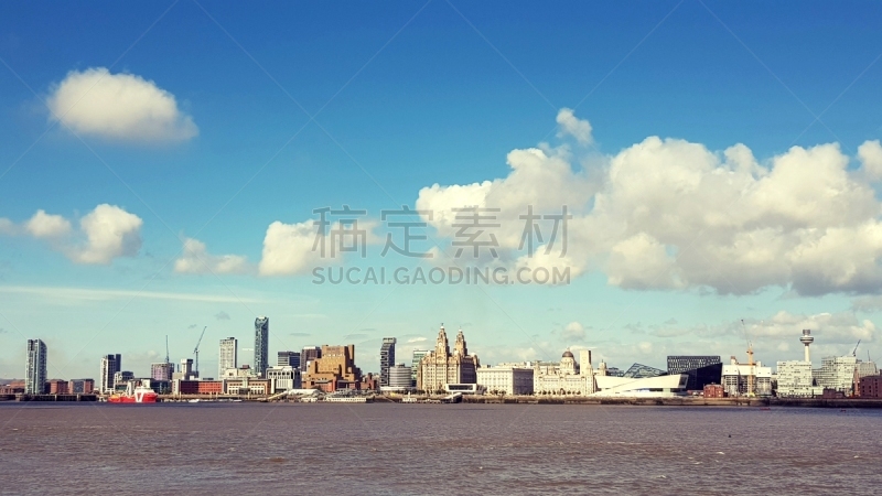 利物浦,都市风景,城市生活,云,英国,英格兰,著名景点,利物浦默西河,河流,户外