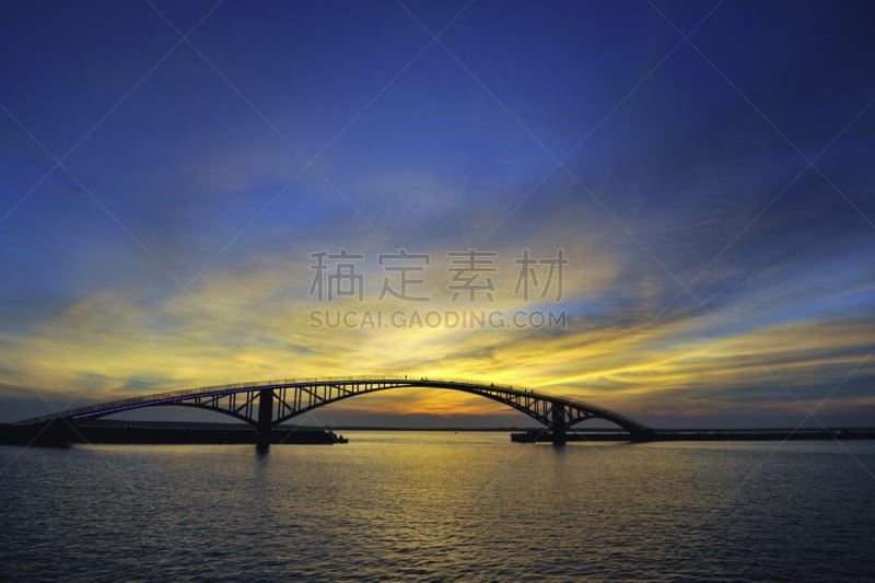 Scenic shot of Xiying Rainbow Bridge Penghu County