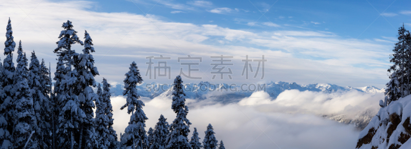 加拿大,惠斯勒,大不列颠哥伦比亚,寒冷,惠斯勒山,灰色,云,雪,公元前,户外