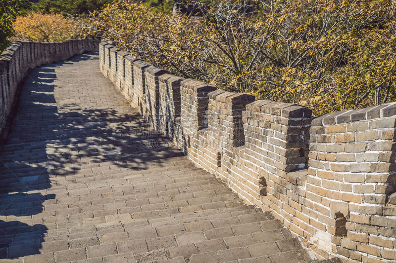 The Great Wall of China. Great Wall of China is a series of fortifications made of stone, brick