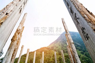 智慧,小路,观音菩萨,佛,田园风光,地形,户外,木制,远古的,著名景点