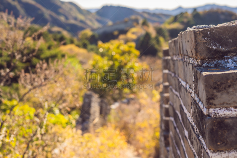 The Great Wall of China. Great Wall of China is a series of fortifications made of stone, brick