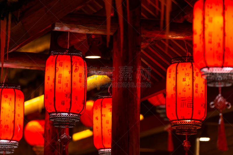 灯笼,红色,传统,春节,纸灯笼,中国灯笼,传统节日,中国,户外,悬挂的
