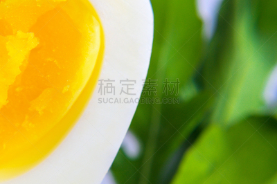 煮食,特写,卵,鸭子,切成两分的,背景分离,蛋黄,蛋白质,鸡蛋,份量