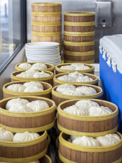 蒸锅,小甜面包,包子,烹调食品,传统,蔬菜,热,篮子,小圆面包,清新