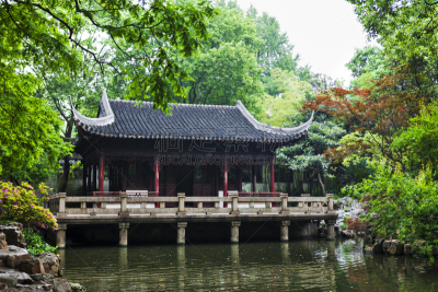 豫园,上海,书房,数字9,狮子,国内著名景点,云,池塘,著名景点,自然美