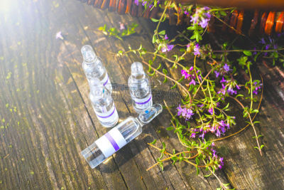 健康保健,芳香疗法,百里香,替代医药,小瓶,药,食品,成分,瓶子,乡村风格