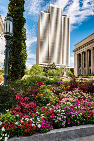 Mormon LDS Office Building Salt Lake City, USA