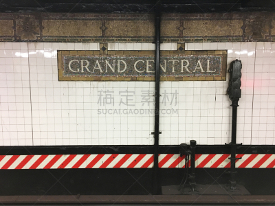纽约,中央车站,地铁站,国际著名景点,公共交通,城市生活,火车,图像,车站月台,美国