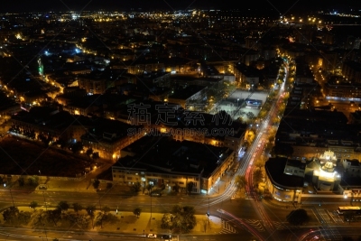 塞维尔,夜晚,逖阿纳,居住区,城市生活,黄金塔,照明设备,黄昏,著名景点,瓜达尔基维尔河