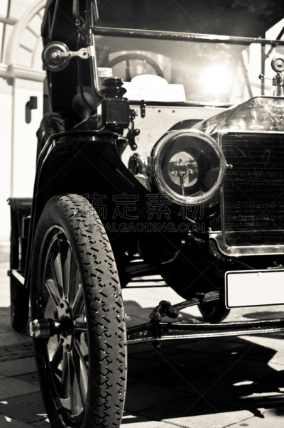 老爷车,1914,小飞机,锡,时装模特,加燃料,过时的,头灯,前灯,汽车内部