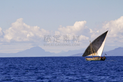 传统,马达加斯加,船,诺兹比,岛,天空,异国情调,热带气候,风景,海景
