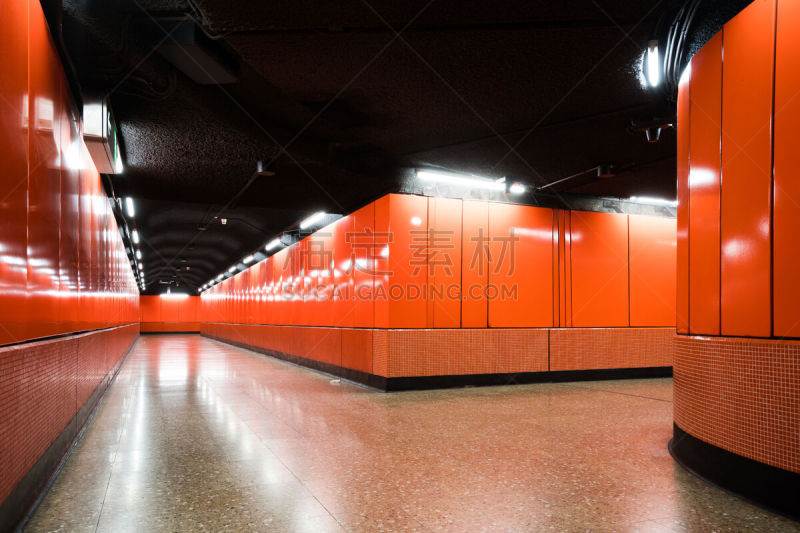 tunnel underground of hong kong subway