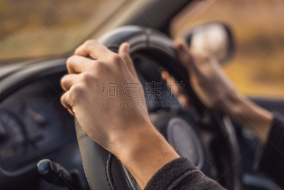 汽车,手,扫雪车,方向盘,里面,巴士,驾驶执照,商务,部分,沥青