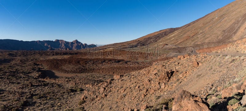 皮可德泰德山,特内里费岛,风景,加那利群岛,熔岩,西班牙,火山喷口,田地,视角,著名景点