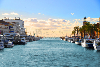 卡马尔格,法国,灯塔楼,古老的,南,海港,自然保护区,爱尔兰共和国,船,著名景点