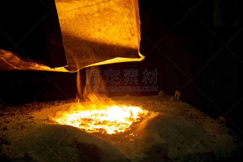 熔炉,金属,排气管,浓烟,风帽,热,杯,温度,技术,橙色